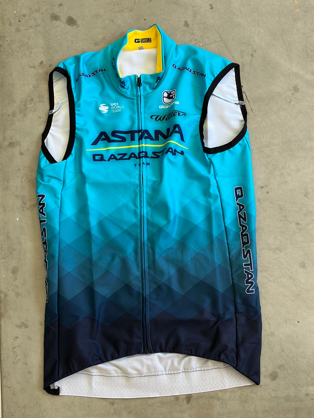 'G-Shield'  Winter Vest / Gilet | Giordana | Astana Qazaqstan | Pro-Issued Cycling Kit