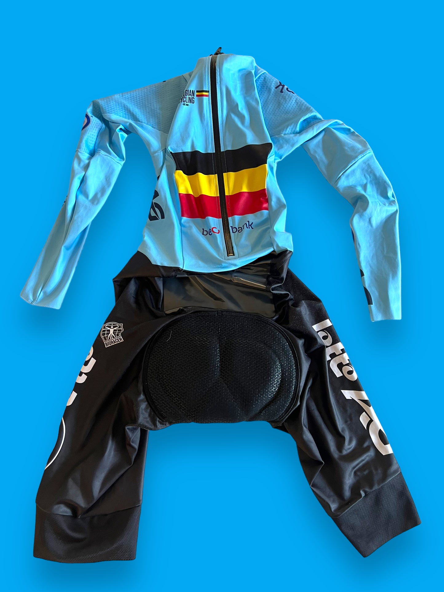 Long Sleeve TT Suit | Bioracer | Belgian National Team | Pro Cycling Kit