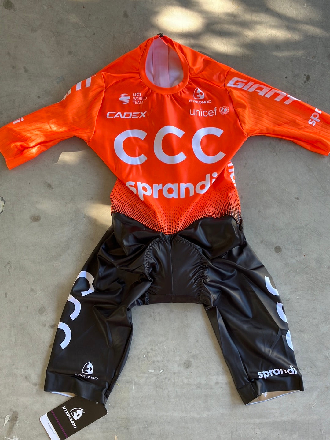 TT Suit Time Trial Race Suit Aerosuit Skinsuit Short Sleeve |Extendo |CCC Reno Giant |Pro Cycling Kit