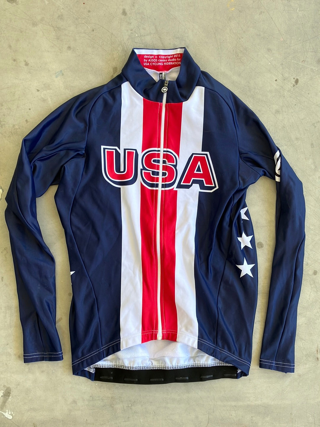 Long Sleeve Jersey Thermal Winter | Assos | USA Men National Team | Pro-Issued Cycling Kit