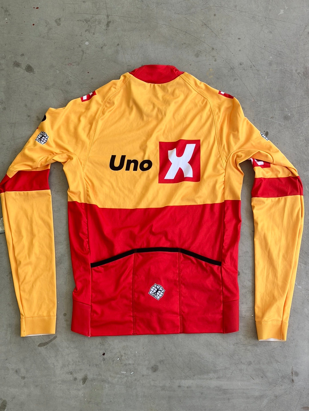 Uno-X | Bioracer Long Sleeve Mid-Weight Jersey | S | Pro-Issued Team Kit