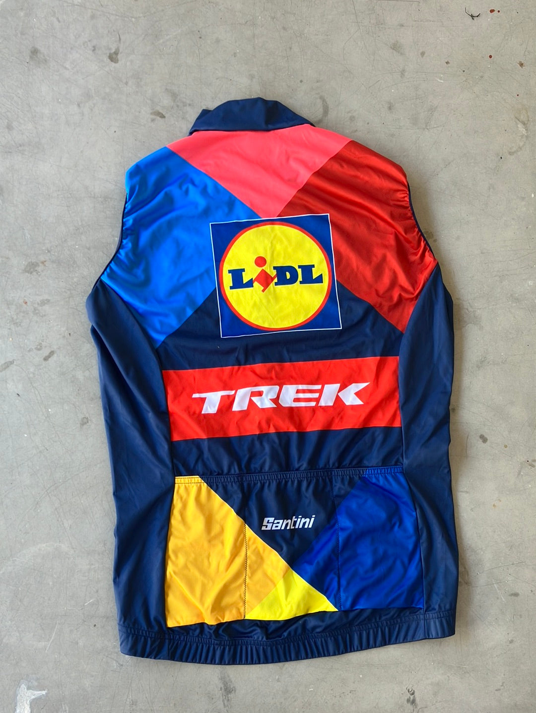 Light Wind Vest / Gilet | Santini | Lidl Trek | Pro Cycling Kit