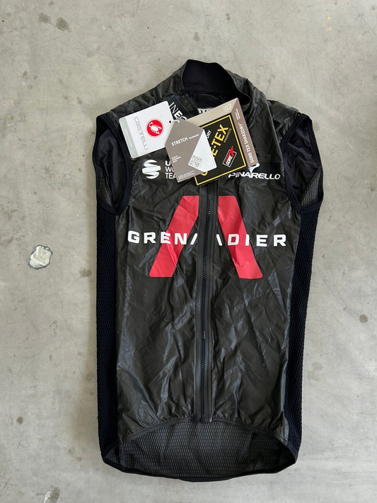 Idro Rain Vest Gore-tex | Castelli | Ineos Grenadiers Pro-Issued Cycling Kit