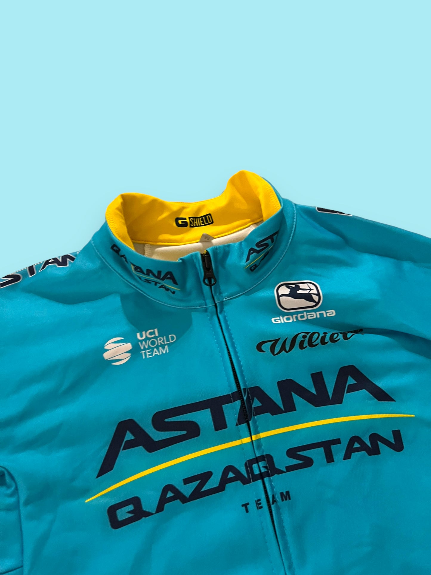 Short Sleeve Jersey Thermal Winter G-Shield | Giordana |  Astana | Pro Cycling Kit