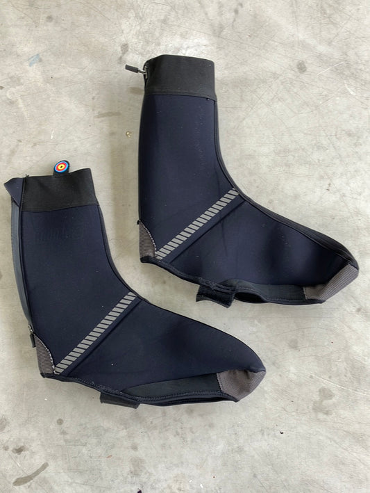 Uno-X | Bioracer Neoprene Deep Winter Shoe Covers | Black | Pro-Issued Team Kit