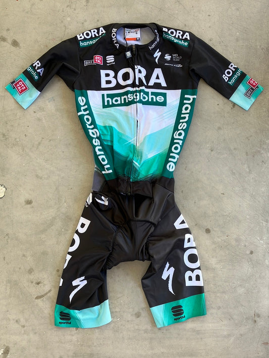 Aero Race Suit Short Sleeve With Pockets | Sportful | Bora Hansgrohe | Pro-Issued Cycling Kit