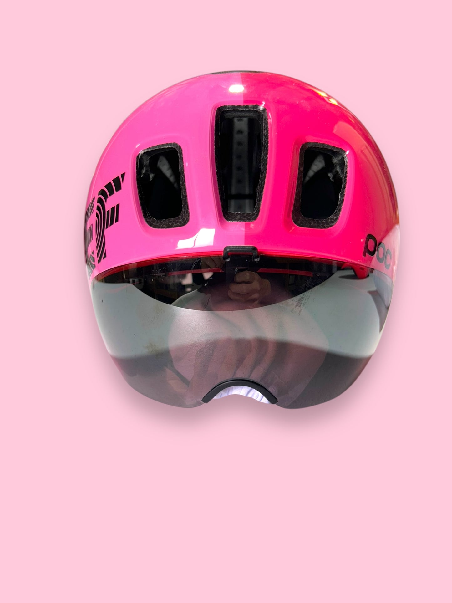 EF Education First | POC Procen TT Helmet | Pink | M | Pro-Issued Pro Team Kit