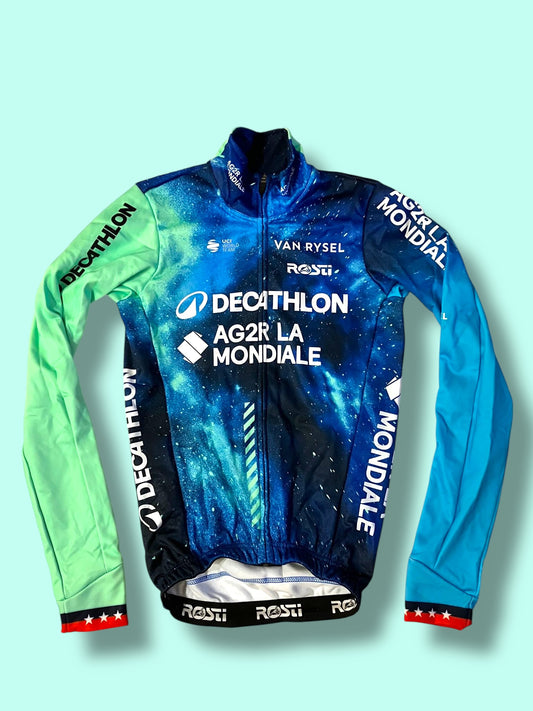 Winter Jacket  WARBASSE USA Thermal Windproof Waterproof Long Sleeve Jersey|Decathlon AG2R La Mondiale|Rosti|Pro Cycling Kit