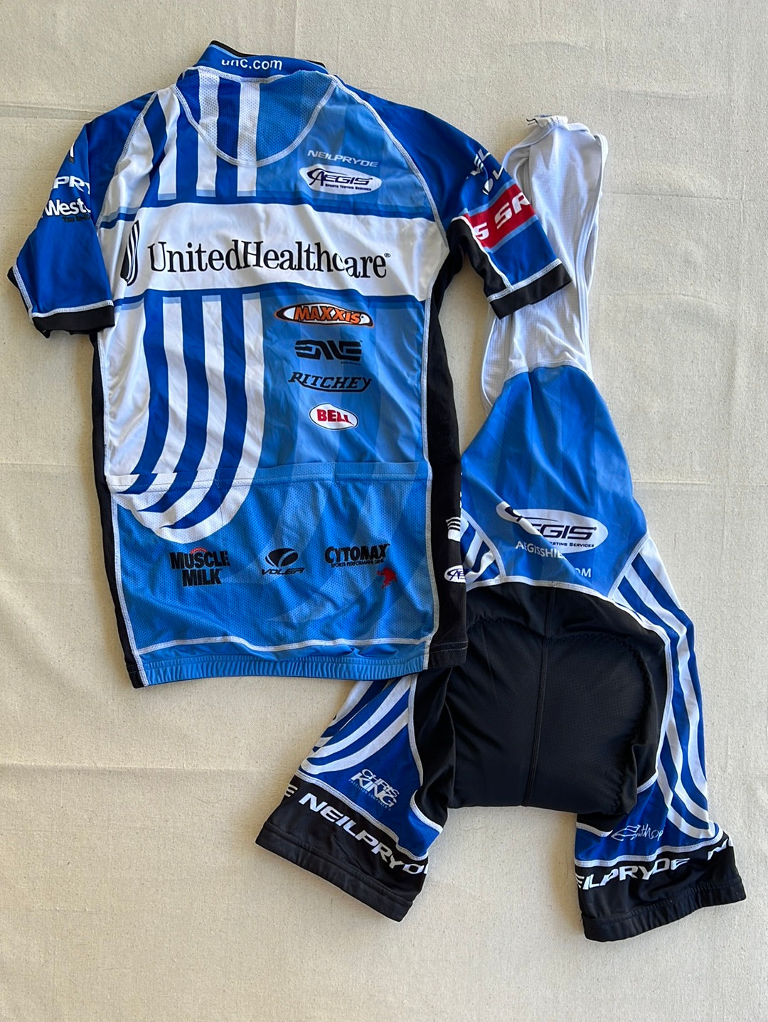 Cycling Kit Bundle - Short Sleeve Jersey & Bib Shorts | United Healthcare Pro Team | Pro Cycling Kit