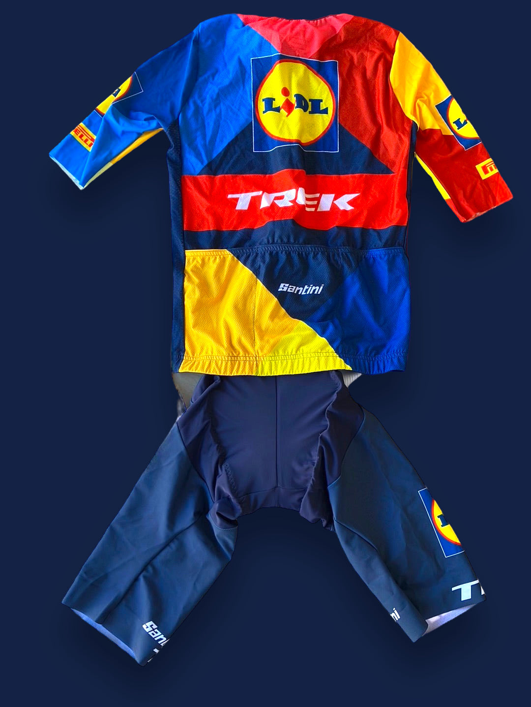 Cycling Kit Bundle - Summer Jersey and bib shorts | Santini | Lidl Trek | Pro Cycling Kit