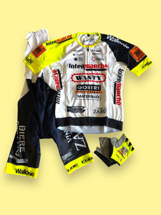 Jersey and Bib Shorts Bundle | Nalini | Intermarche Wanty Gobert | Pro Team Cycling Kit