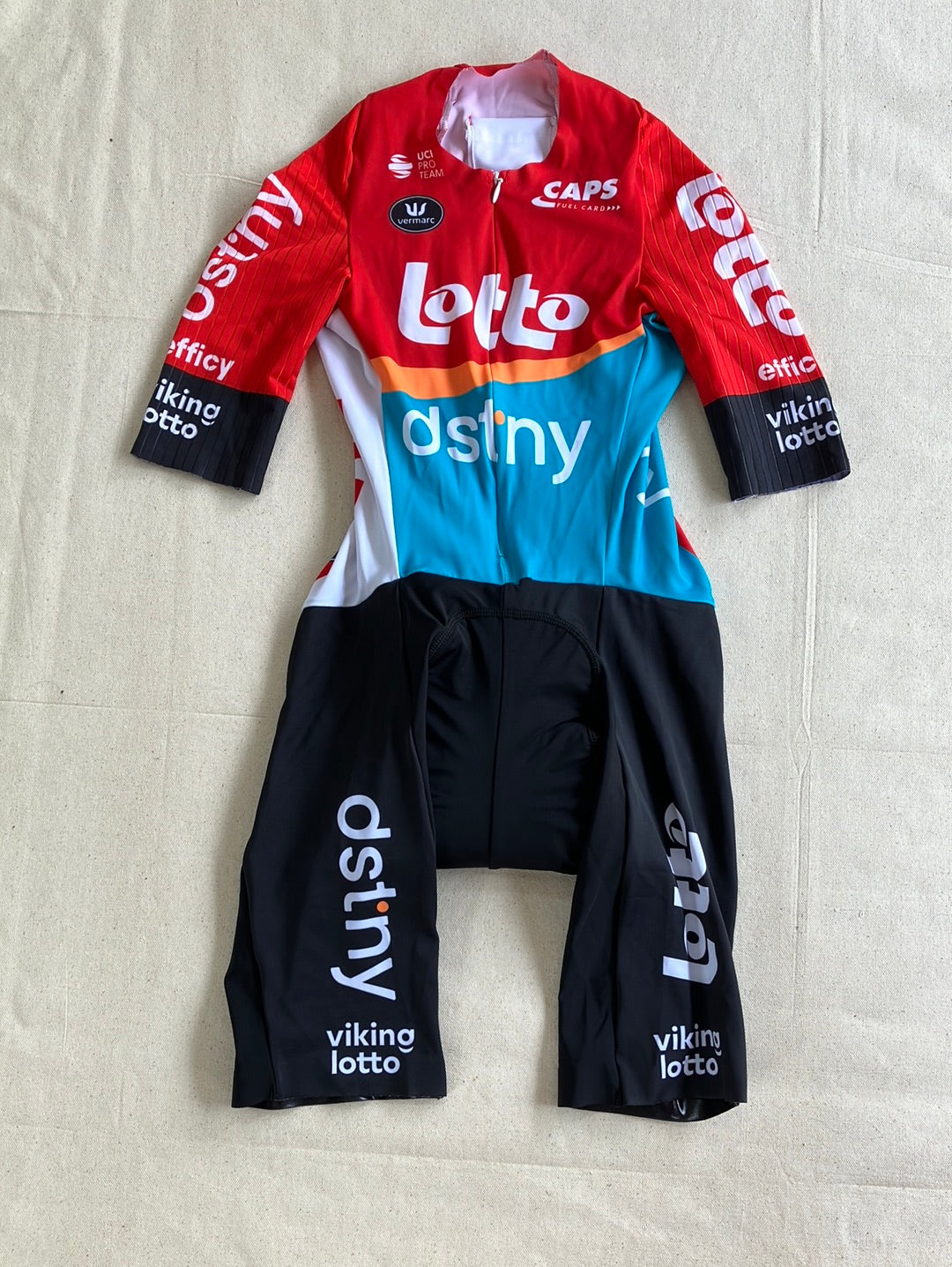 Short Sleeve TT Suit | Vermarc | Lotto Dstny | Pro Team Cycling Kit