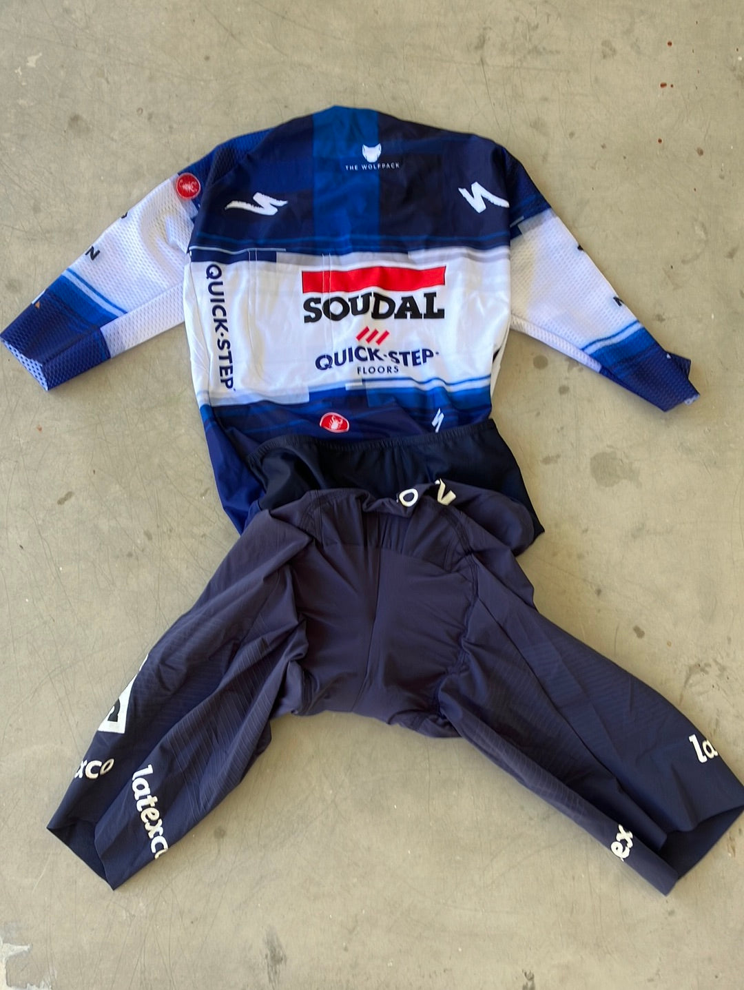 Race suit / Aerosuit BTW SpeedSuit | Castelli | Quick-Step Alpha Vinyl / Soudal | Pro Cycling Kit