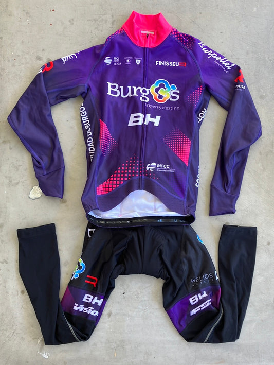 Cycling Kit Bundle - Thermal Jersey & Padded Thermal Tights | Finisseur | Burgos BH | Pro-Issued Cycling Kit