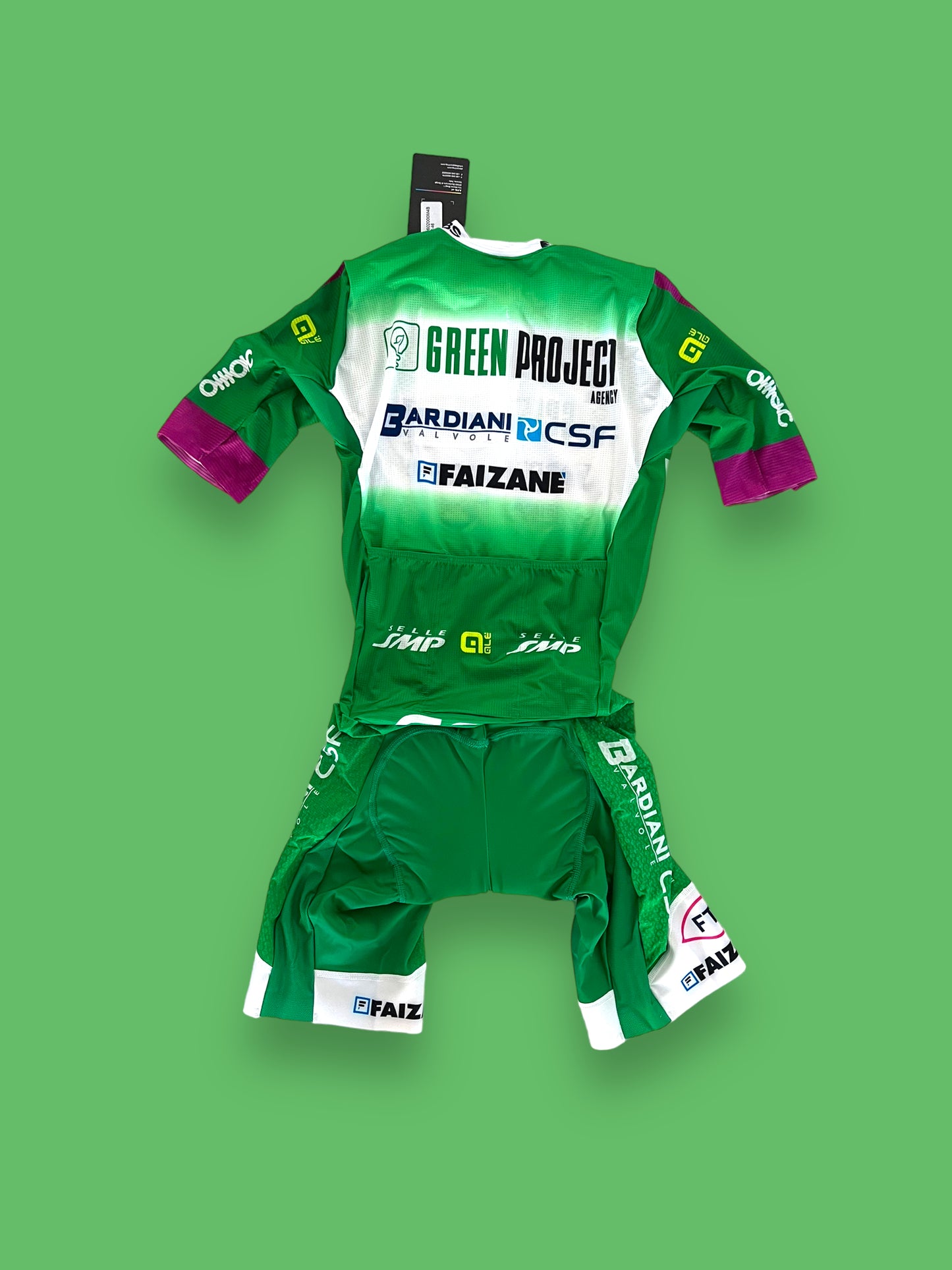 Summer Road Suit + Gloves + Aero Socks Bundle | Ale | Bardiani Green Project Pro Team | Pro Cycling Kit