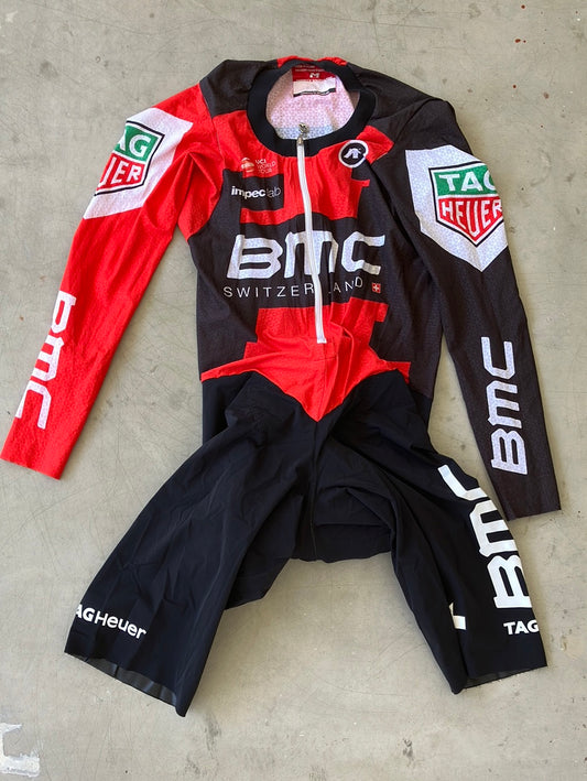 TT Suit Time Trial Race Suit Aerosuit Skinsuit Long Sleeve |Assos | BMC Tag Heuer | Pro Cycling Kit