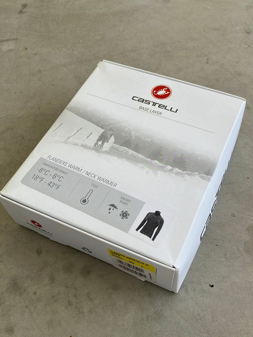 Flanders Base Layer - Warm Deep Winter Base Layer & Neck Warmer | Castelli | Ineos Grenadiers | Pro-Issued Cycling Kit