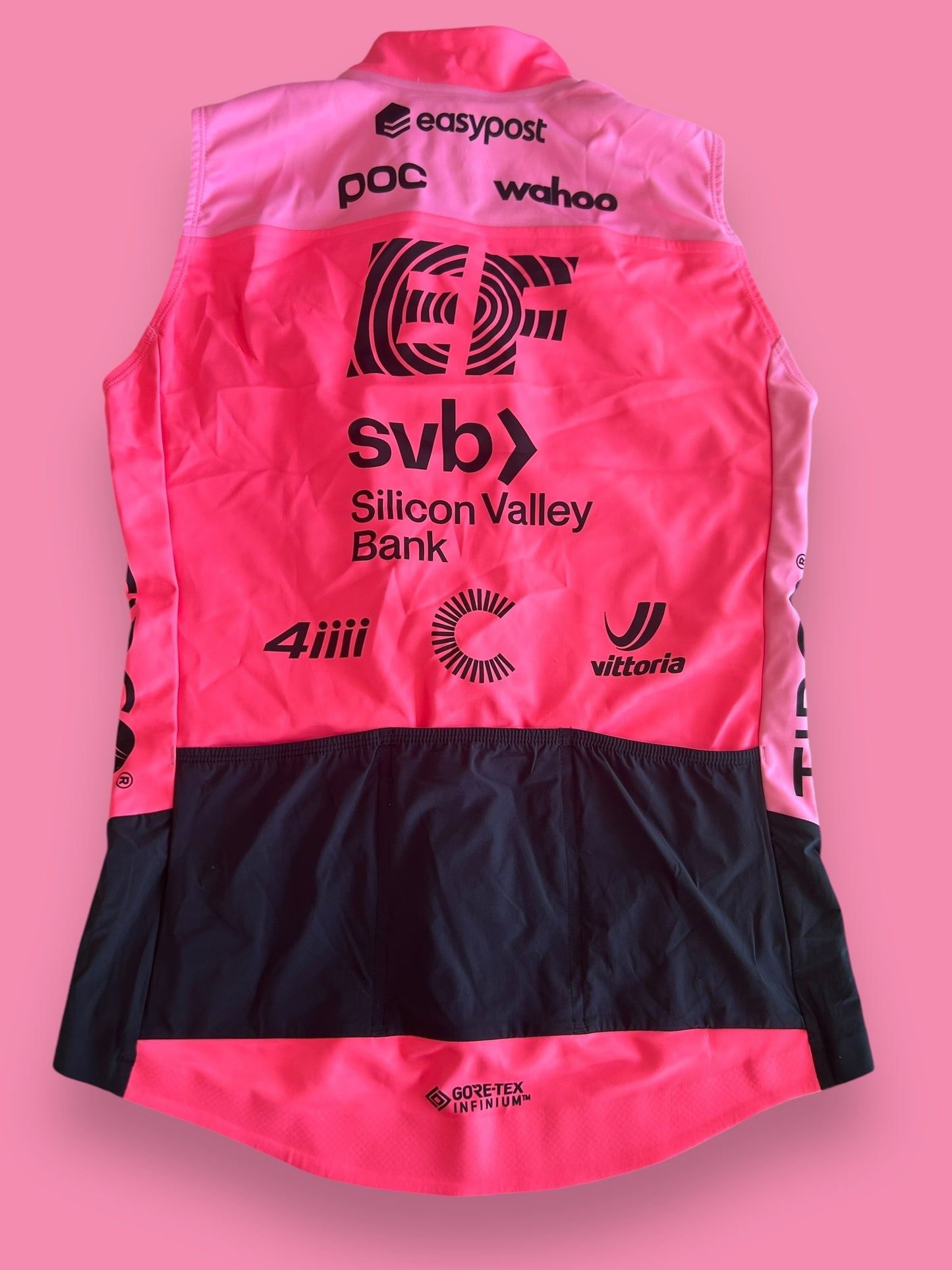 Winter Gore Tex Infinium Windstopper Thermal Vest Womens | Rapha Pro Team |  EF Education First  | Pro Cycling Kit