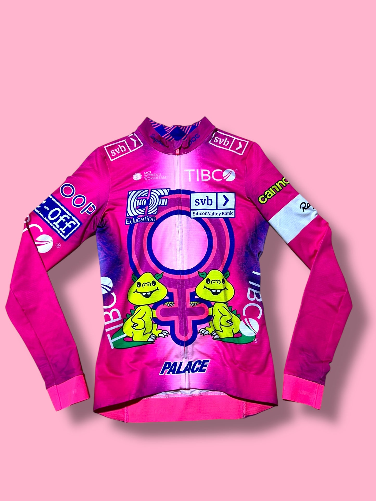 Thermal Long Sleeve Jersey Women's Palace Tour de France Switchout Midweight | Rapha Pro Team |  EF Education First  | Pro Cycling Kit