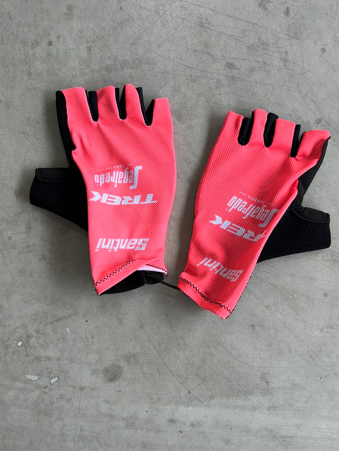 Padded Cycling Gloves | Santini | Trek Segafredo | Pro-Issued Cycling Kit