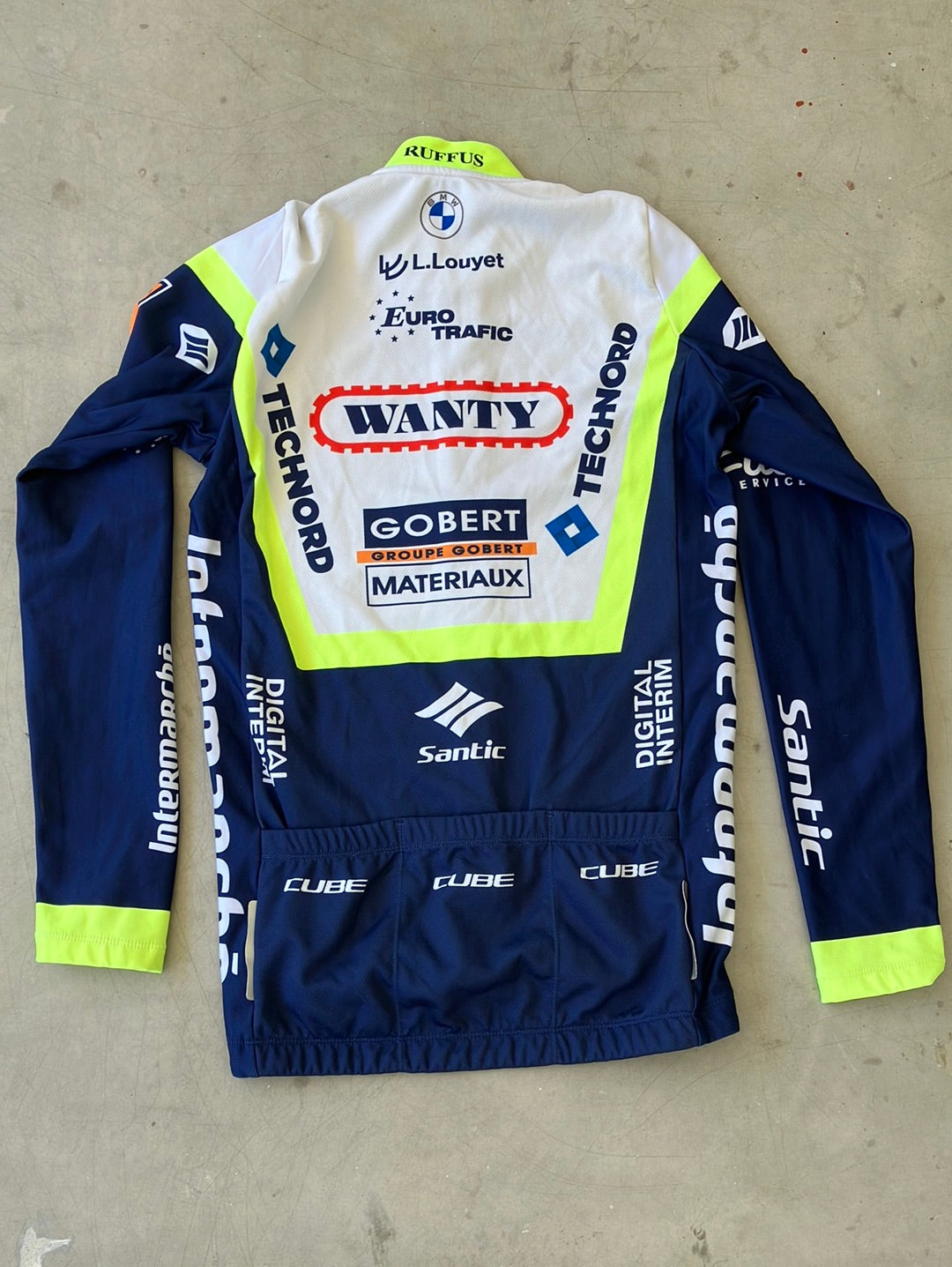 Long Sleeve Thermal Jersey Winter|Santic | Intermarche Wanty Gobert |Pro Cycling Kit