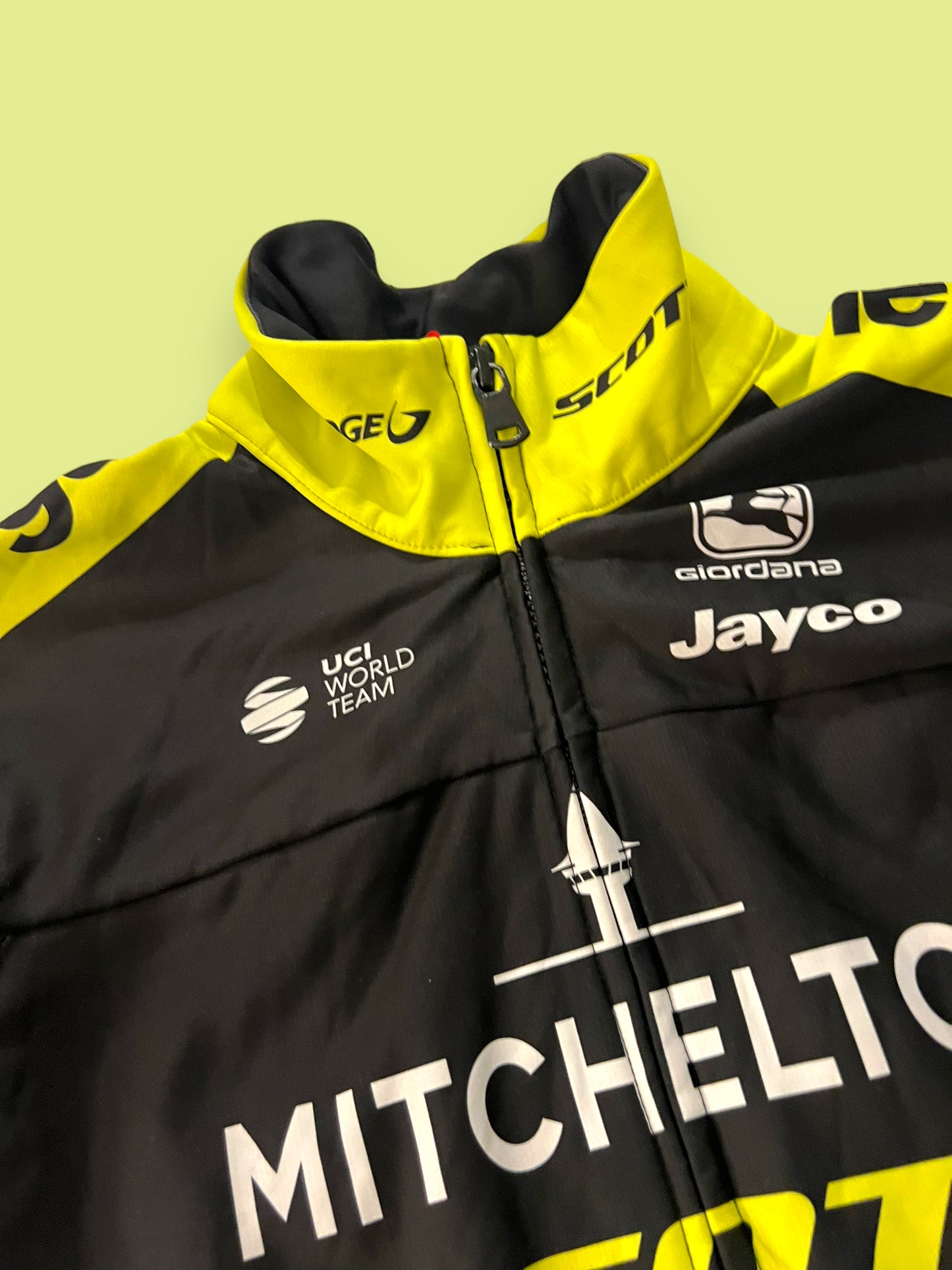 Thermal Gabba Jacket Long Sleeve | Giordana | Mitchelton Scott Pro Team | Pro Cycling Kit