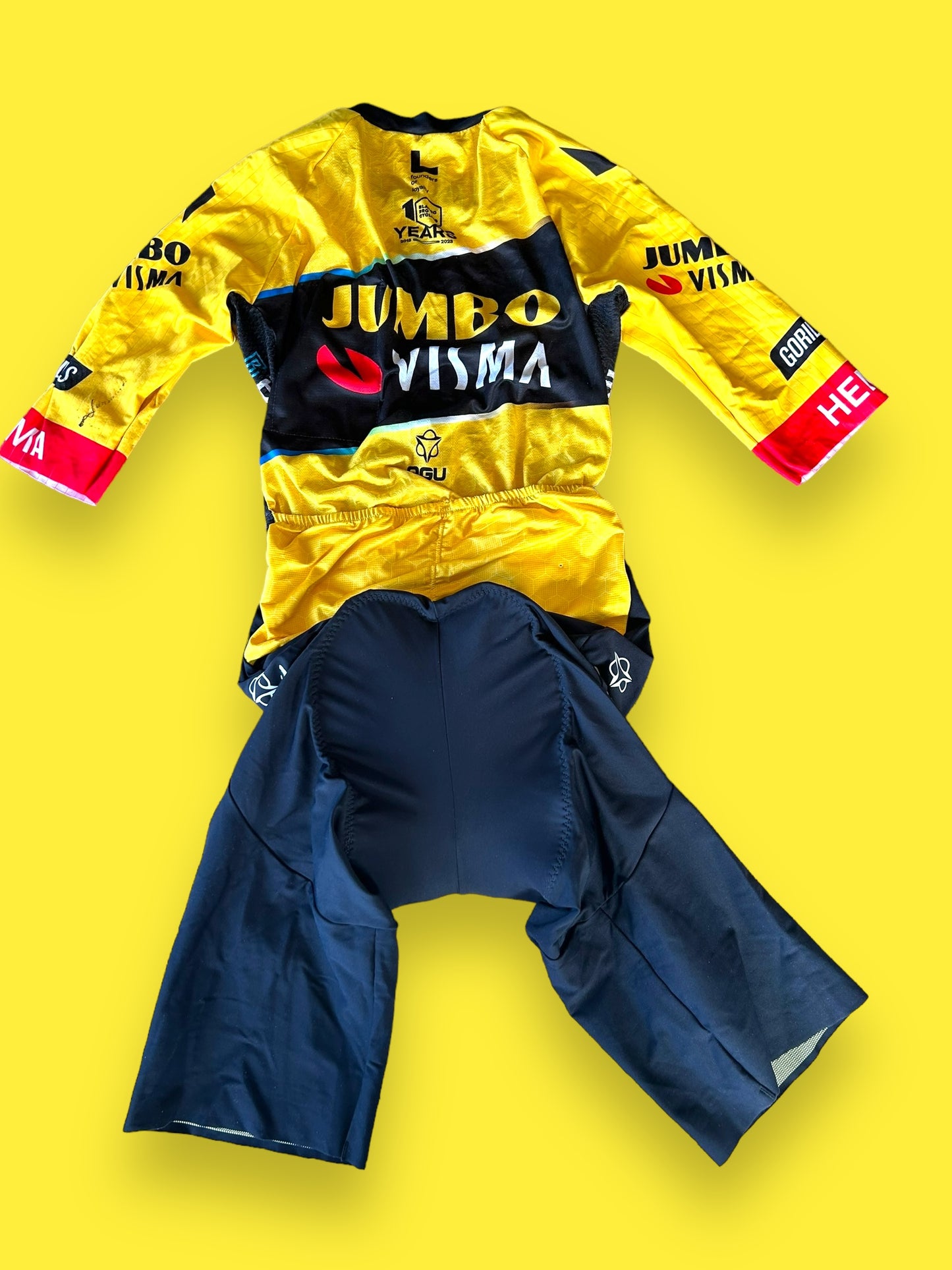 Aerosuit / Race suit / Skinsuit / Roadsuit - Lightweight Summer | Agu | Jumbo Visma | Pro Cycling Kit