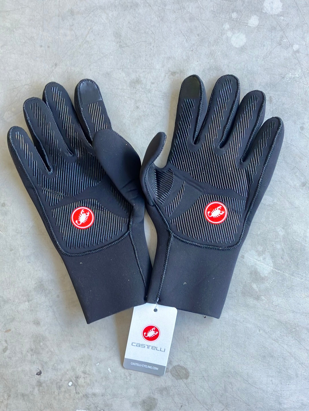 Winter Gloves Neoprene Diluvio One | Castelli | Soudal / Deceuninck Quick-Step | Pro-Issued Cycling Kit