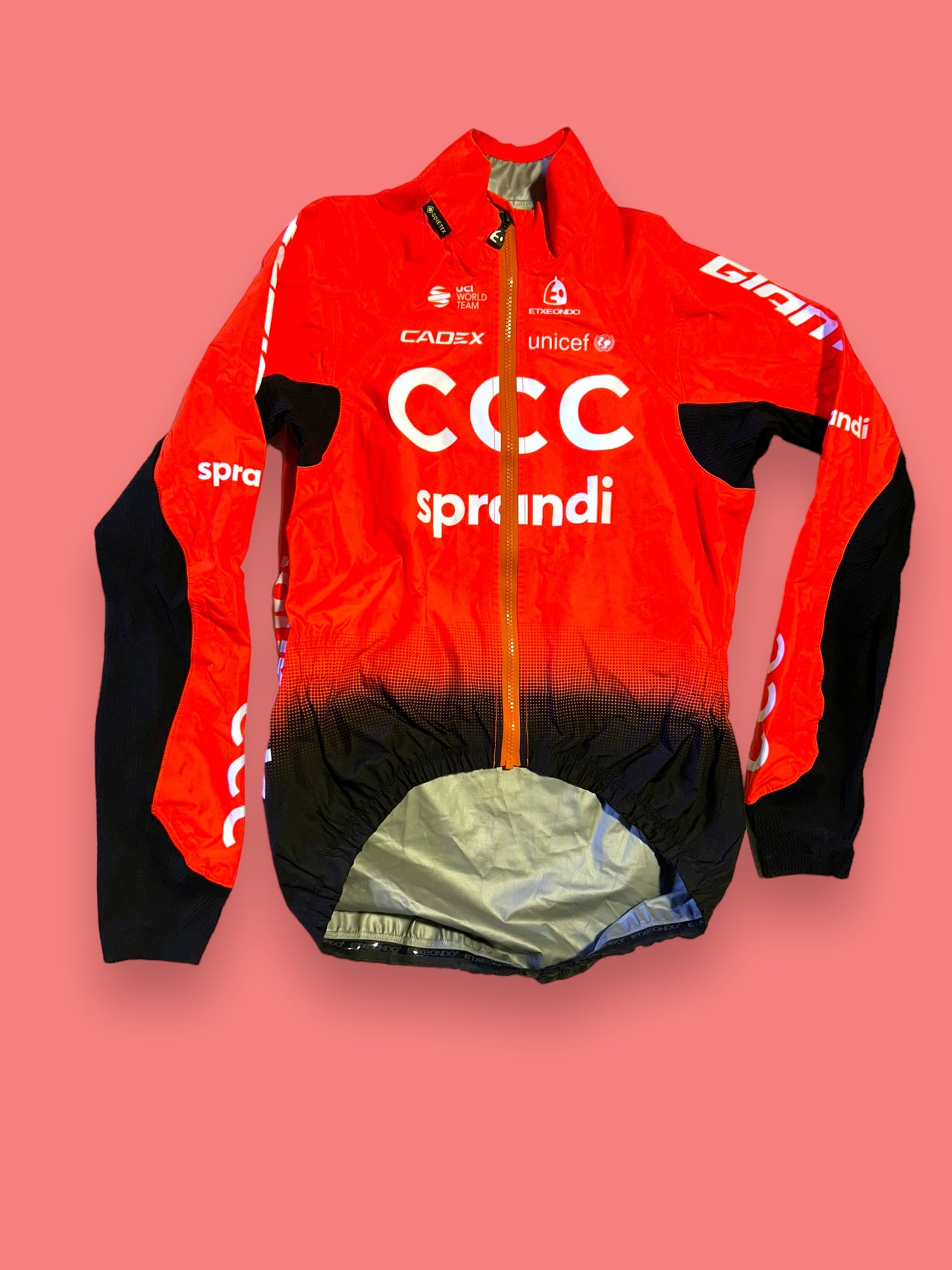 Gore-Tex  Rain Jacket |Extendo |CCC Reno Giant |Pro Cycling Kit