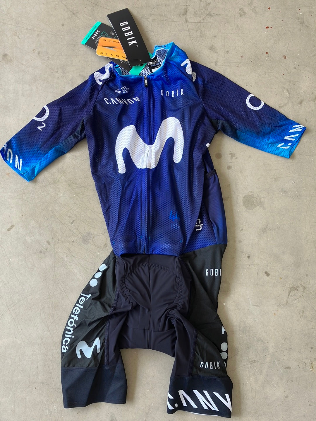 Short Sleeve Aero Road Suit Summer | Gobik | Blue | Movistar | Pro Kit