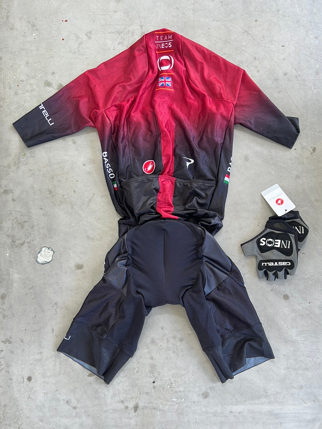 Froomey Summer Road Suit & Gloves Bundle | Castelli | Ineos Grenadiers Pro-Issued Cycling Kit