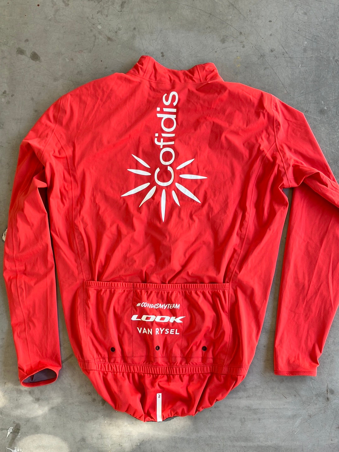 Light Gabba Jacket Long Sleeve | Van Rysel | Cofidis | Pro-Issued Cycling Kit