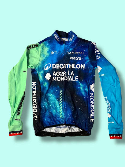 Jersey Midweight WARBASSE  Thermal Long Sleeve Racing Maillot   | Decathlon AG2R La Mondiale  | Rosti | Pro Cycling Kit