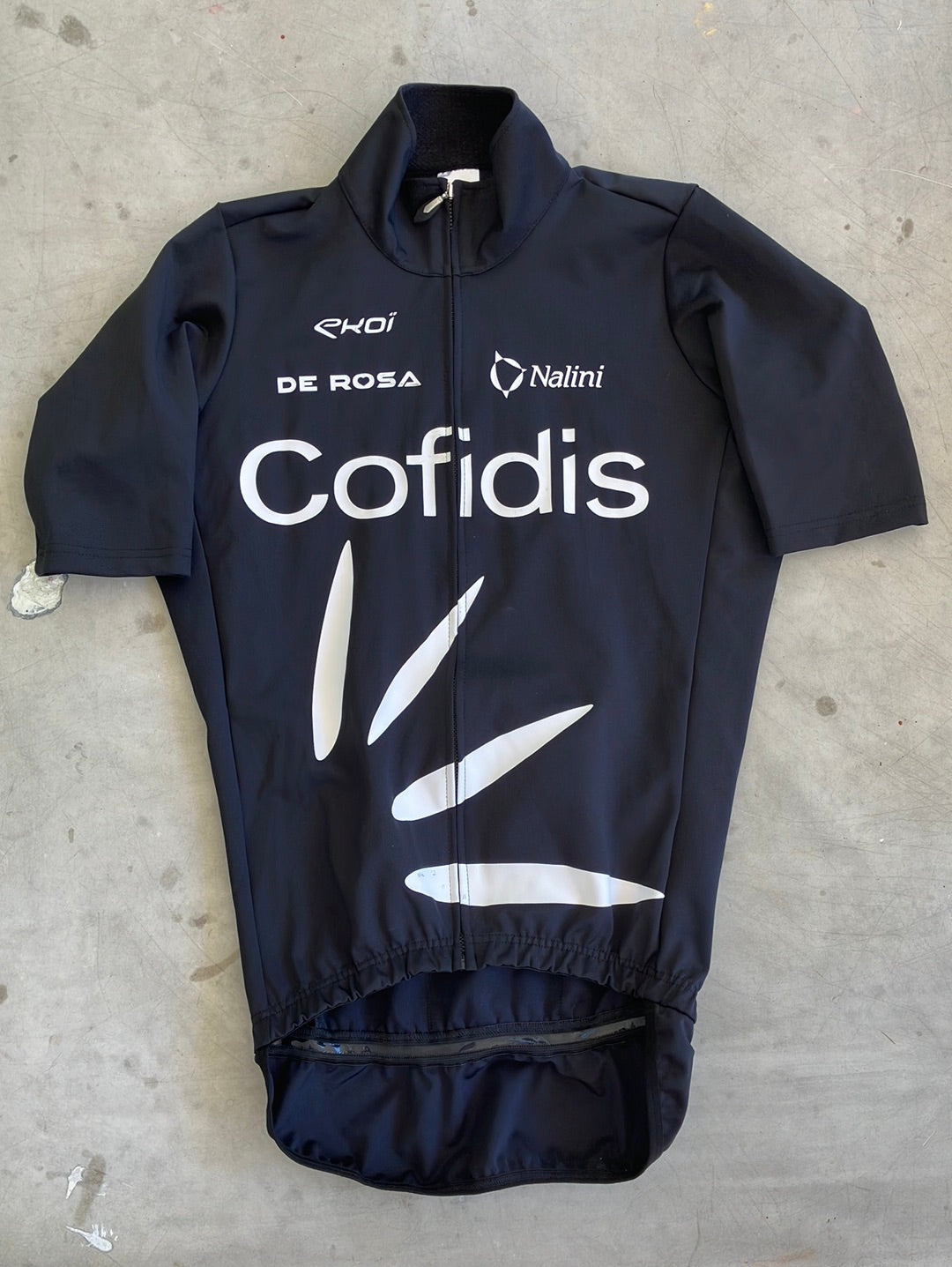 Cofidis | Nalini Short Sleeve Gabba Jacket | Black | Pro-Issued Pro Team Kit