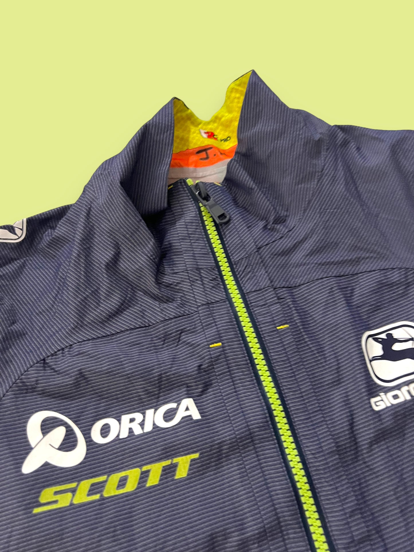 Rain Jacket Long Sleeve | Giordana | Mitchelton Scott Pro Team | Pro Cycling Kit