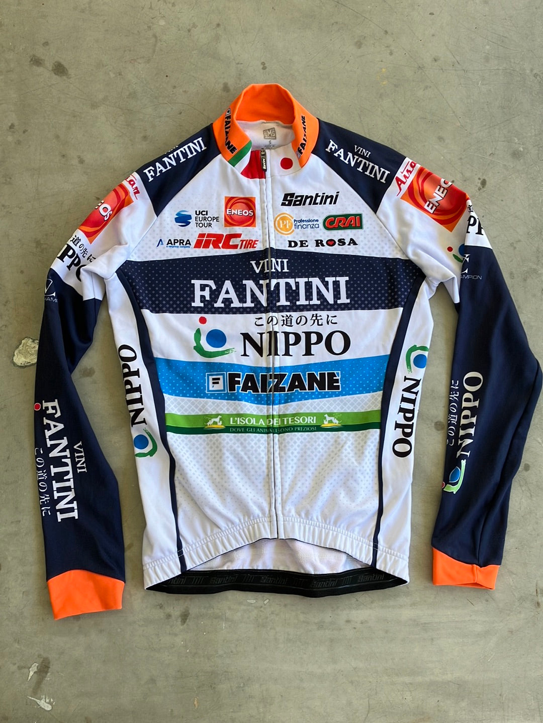 Nippo Fantini | Santini Long Sleeve Thermal Jersey | Rider-Issued Pro Team Kit