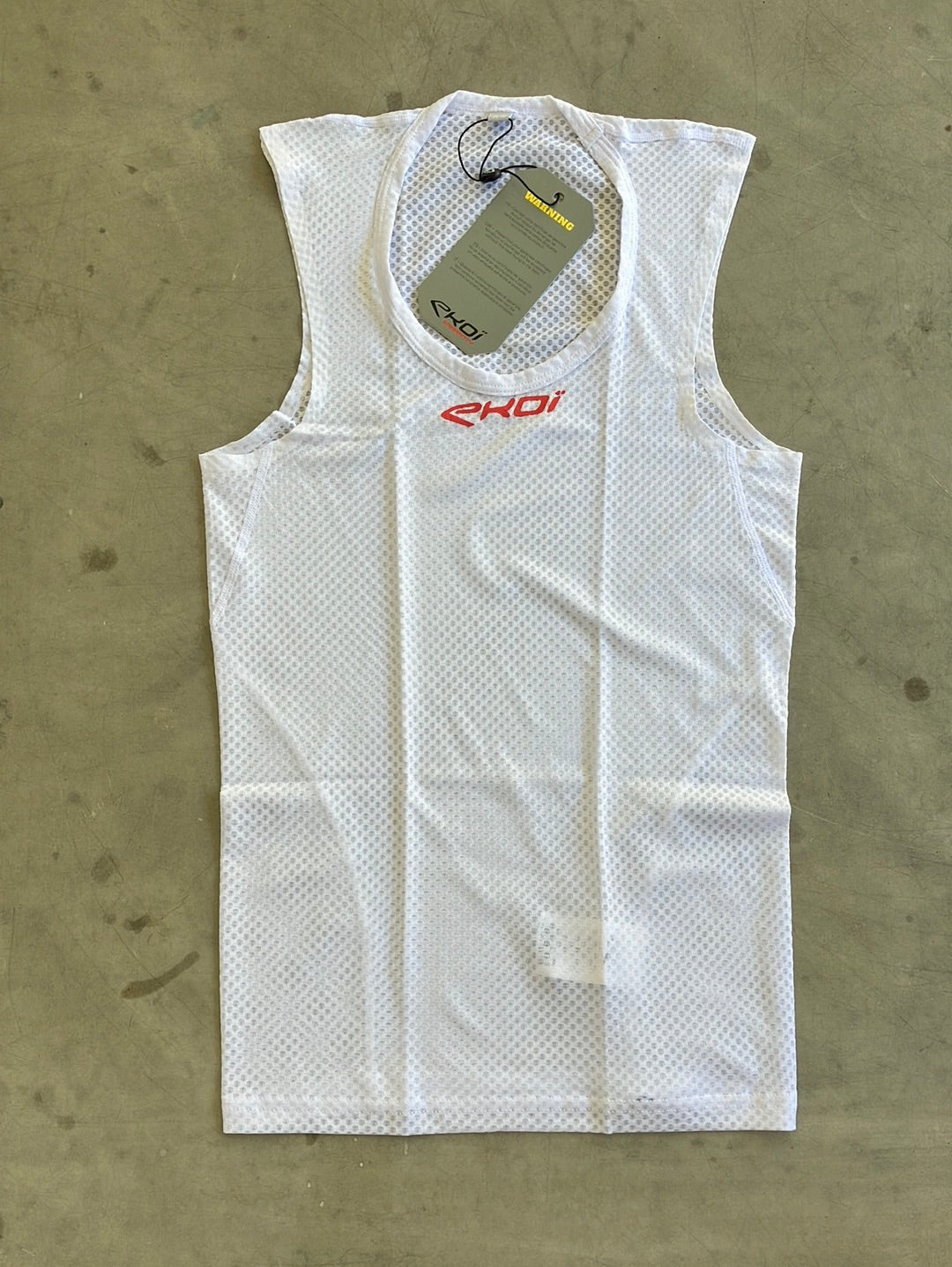 Base Layer Vest Cycling | Ekoi | White | Israel Premier Tech IPT | Pro Cycling Kit