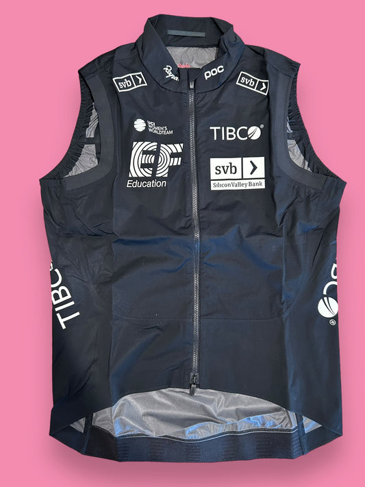 Gilet Vest Womens Lightweight Rain Waterproof Packable | Rapha Pro Team |  EF Education First  | Pro Cycling Kit