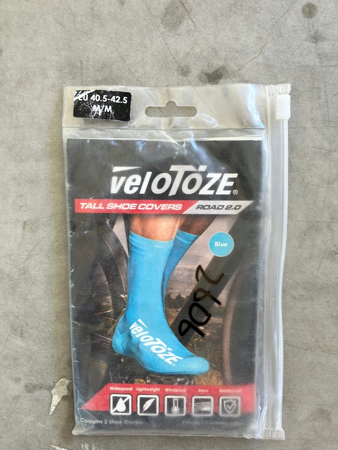 Cycling Velotoze Shoe Covers Waterproof Winter | Ekoi | Blue | Israel Premier Tech IPT | Pro Cycling Kit