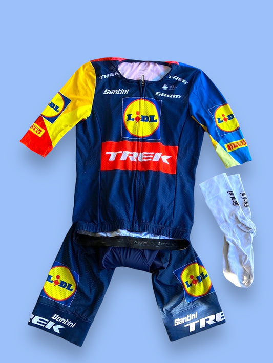 Cycling Kit Bundle - Summer Jersey, Bibs & Socks | Santini | Lidl Trek | Pro Cycling Kit