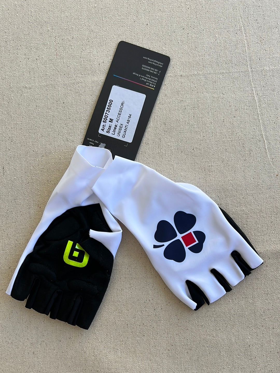 Gloves/Mitts Padded | Ale | Groupama Française des Jeux FDJ | Pro Team Cycling Kit