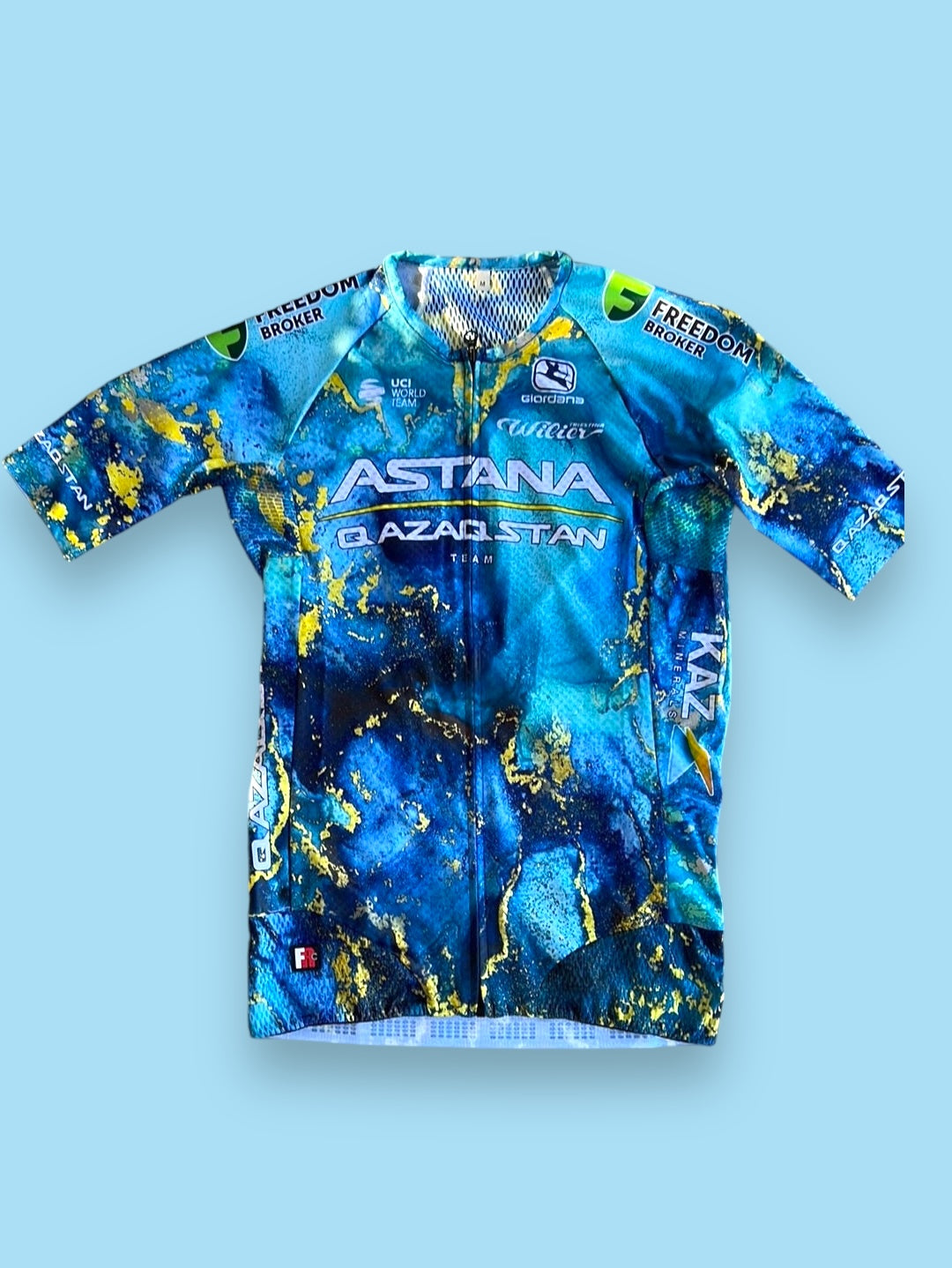 'FRC Lyte' Summer Jersey Short Sleeve - Tour De France Limited Edition | Giordana | Astana Qazaqstan | Pro-Issued Cycling Kit