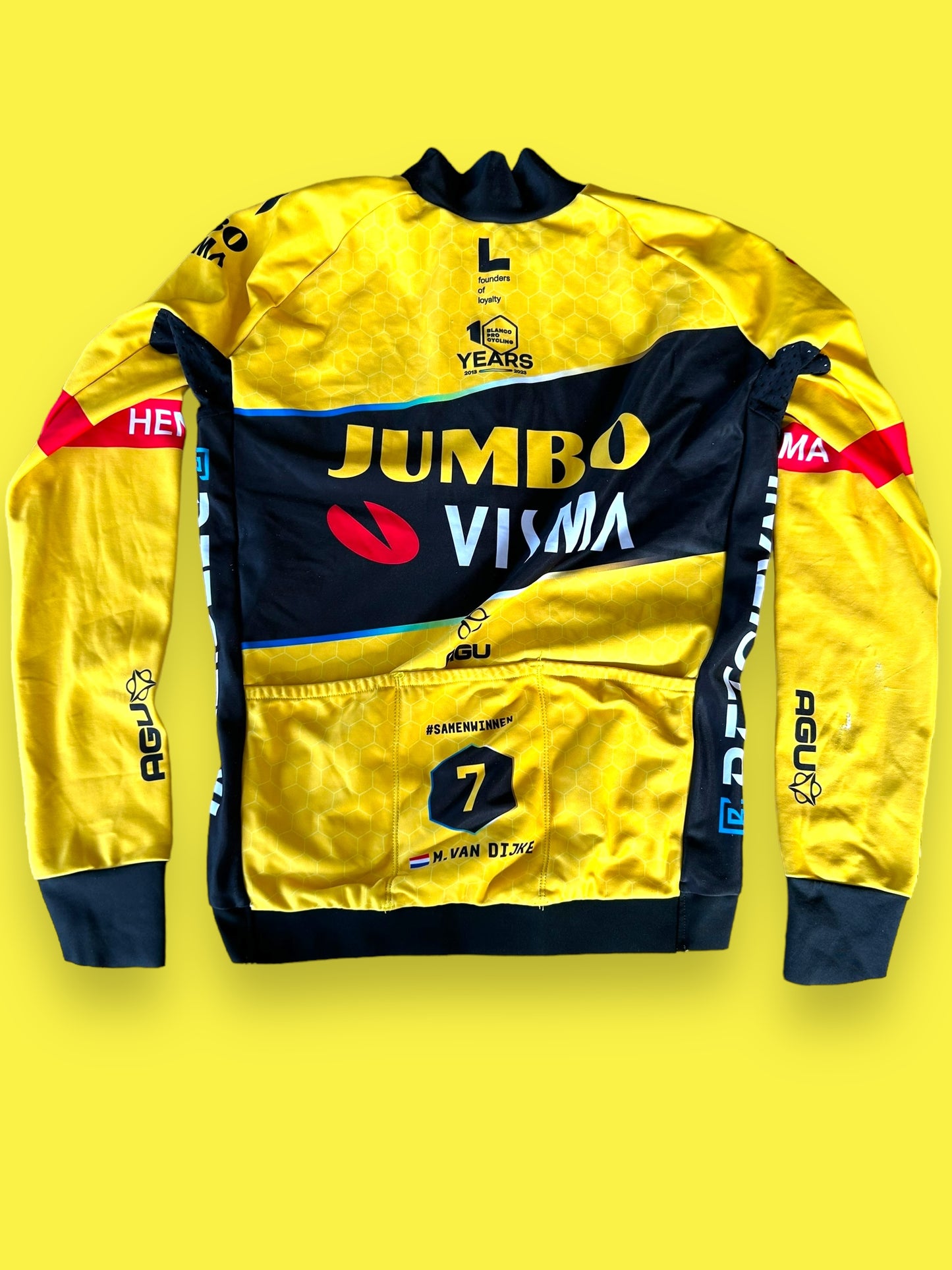 Thermal Winter Long Sleeve Jersey | Agu |  Jumbo Visma | Pro Cycling Kit