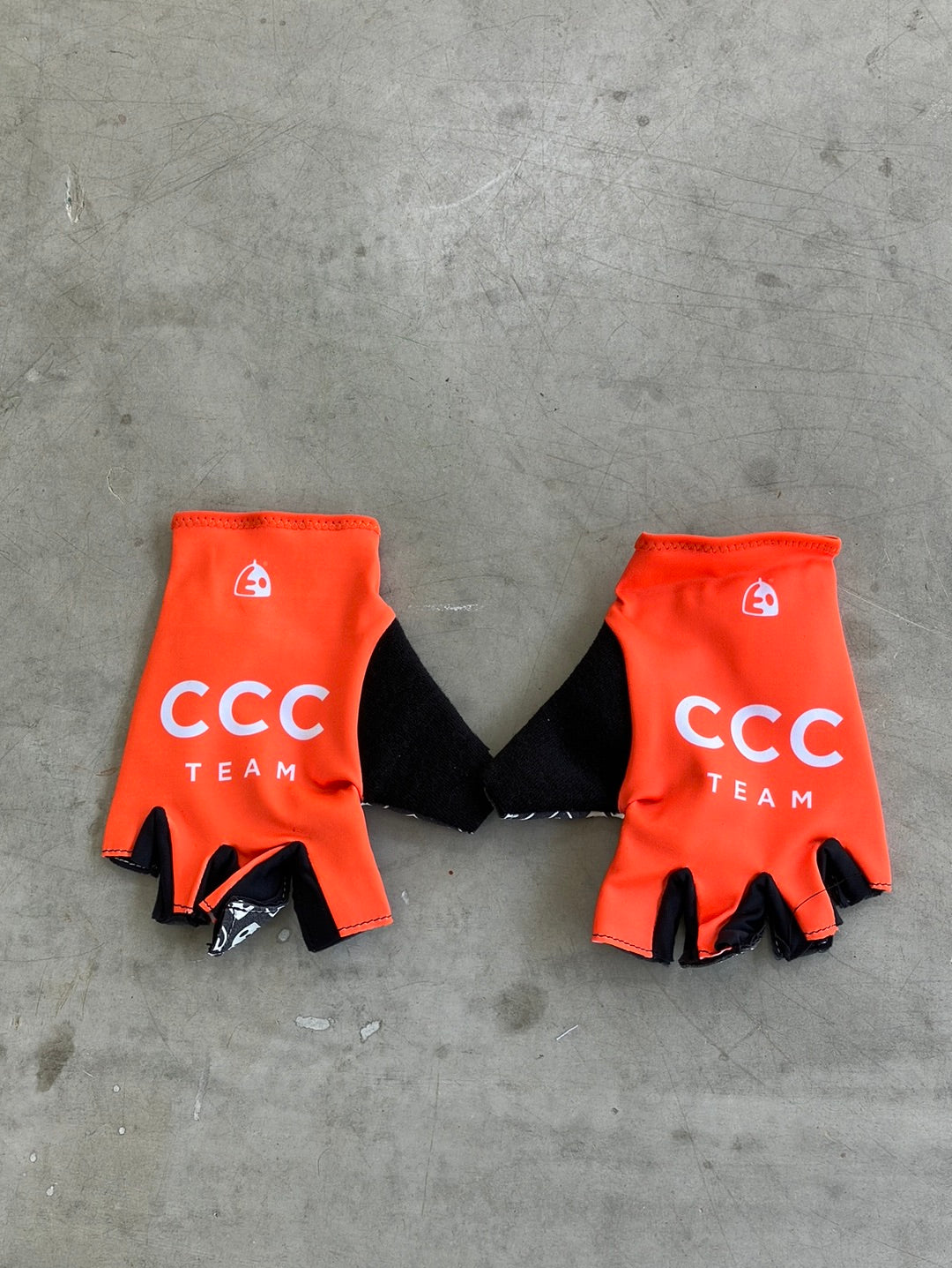 Cycling Gloves Fingerless Padded | Extendo |CCC Reno Giant |Pro Cycling Kit