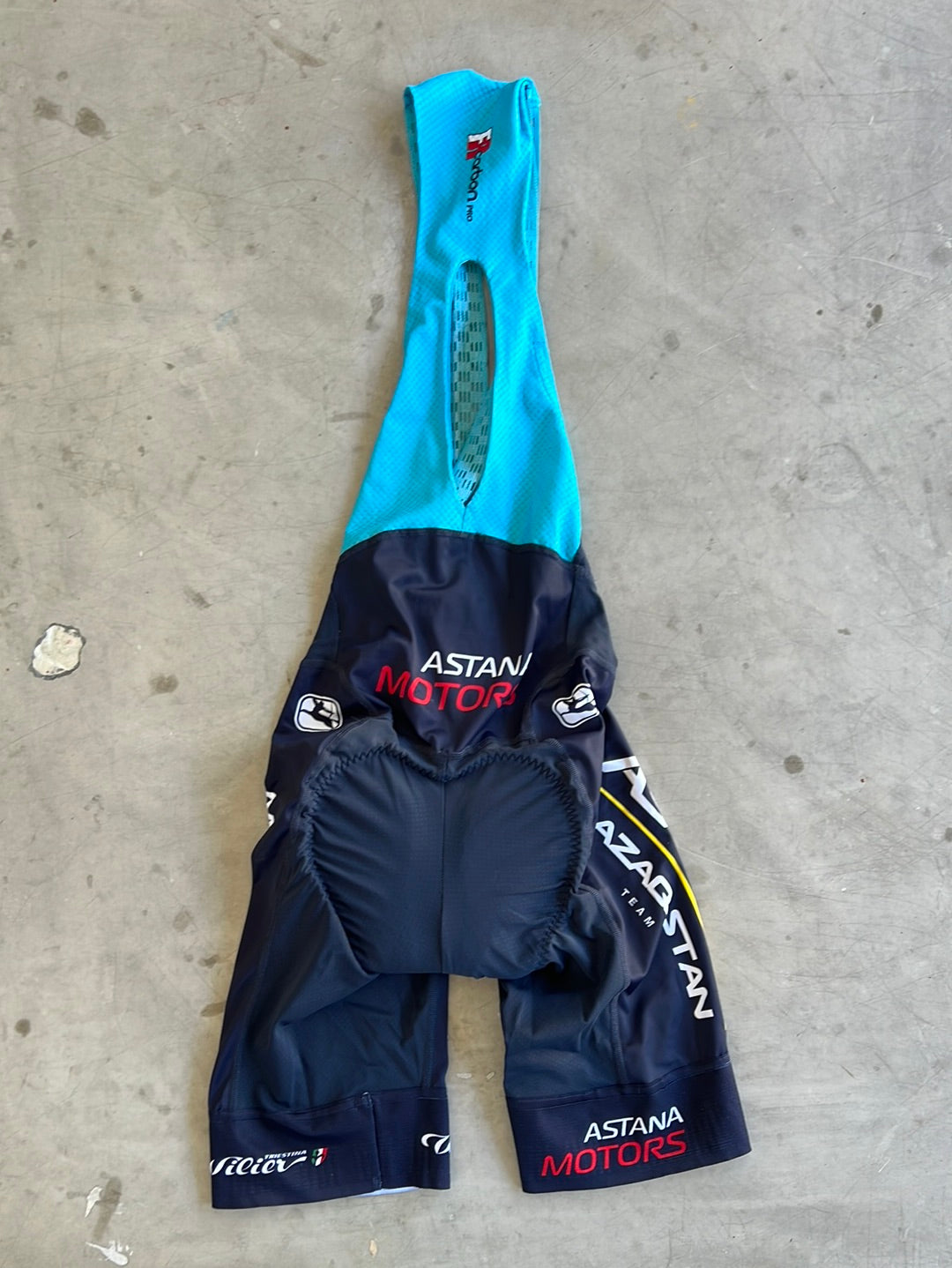 'FRC-Carbon Pro' Bib Shorts | Giordana | Astana Qazaqstan | Pro-Issued Cycling Kit