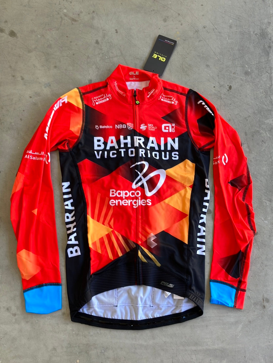 Long Sleeve Jersey Mid-Weight | Ale | Bahrain Victorious | Pro Cycling Kit