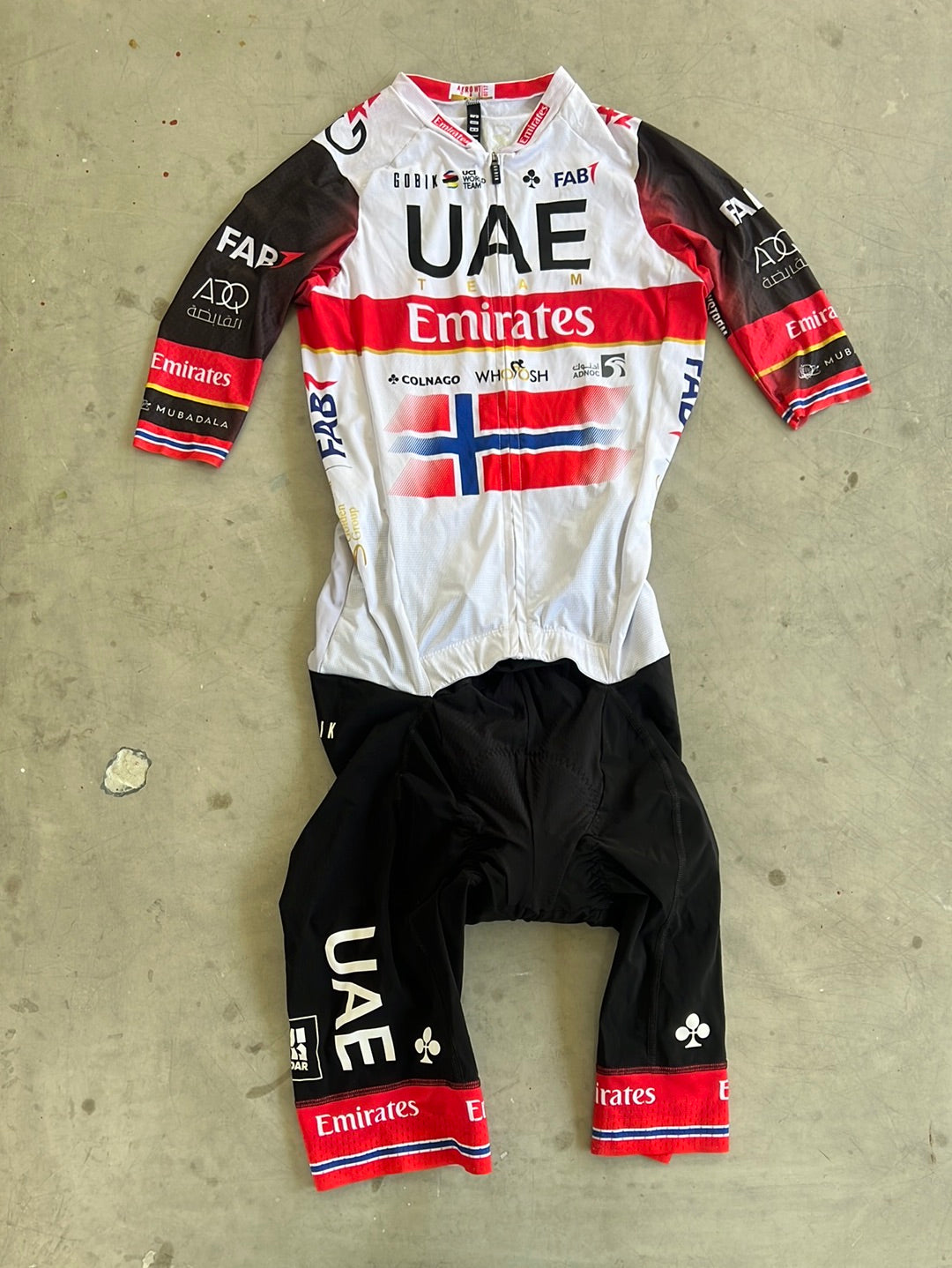 Race Suit - Norwegian National Champion | Champion System | UAE Emirates | Pro-Issued Cycling Kit