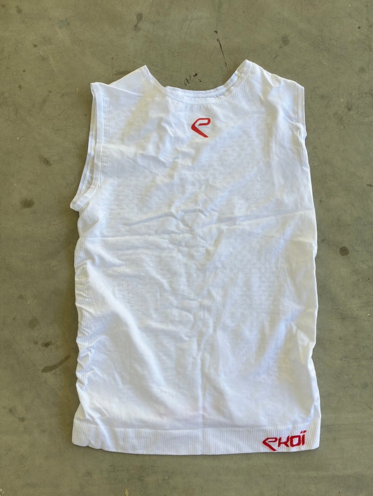 Base Layer Vest Cycling | Ekoi | White | Israel Premier Tech IPT | Pro Cycling Kit