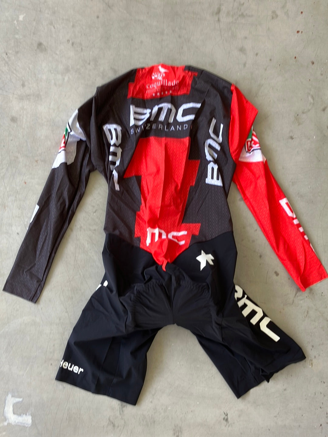 TT Suit Time Trial Race Suit Aerosuit Skinsuit Short Sleeve |Assos | BMC Tag Heuer |Pro Cycling Kit