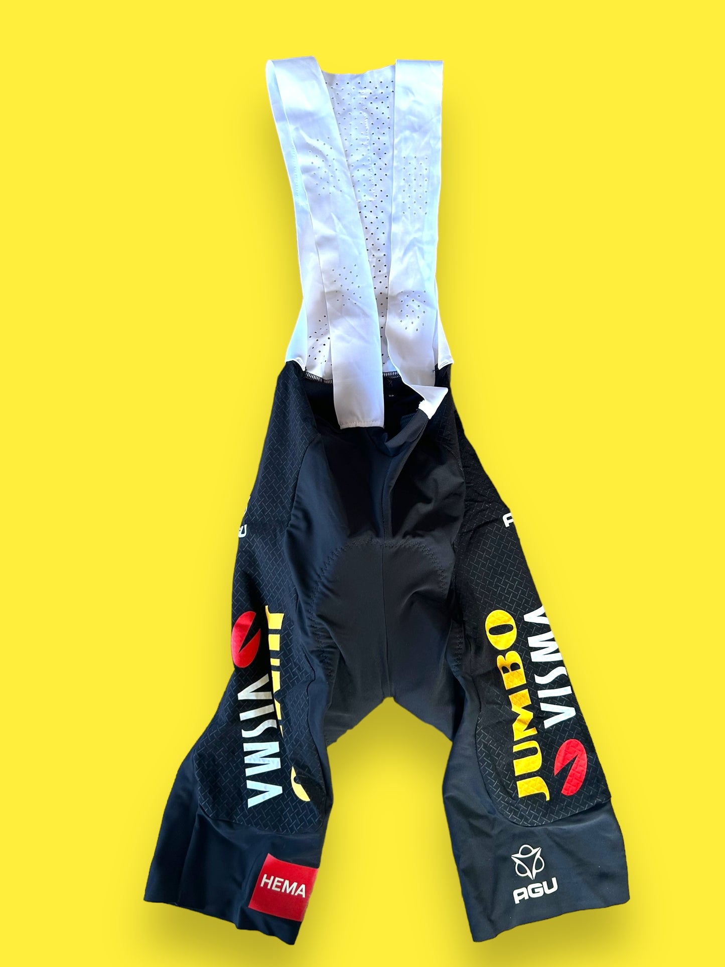 Race-Issued Bib Shorts| Agu |  Jumbo Visma | Pro Cycling Kit